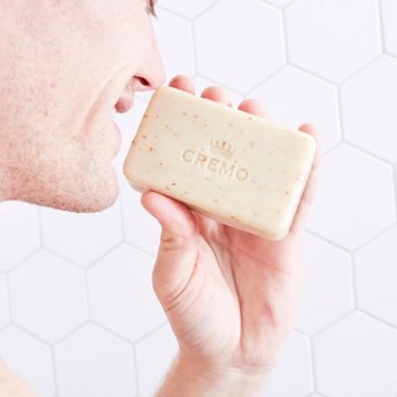 Cremo Exfoliating Body Bar - Bourbon & Oak, 6 oz