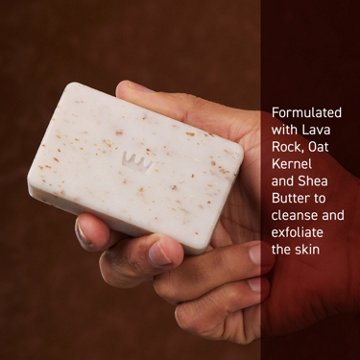 Cremo Exfoliating Body Bar - Bourbon & Oak, 6 oz