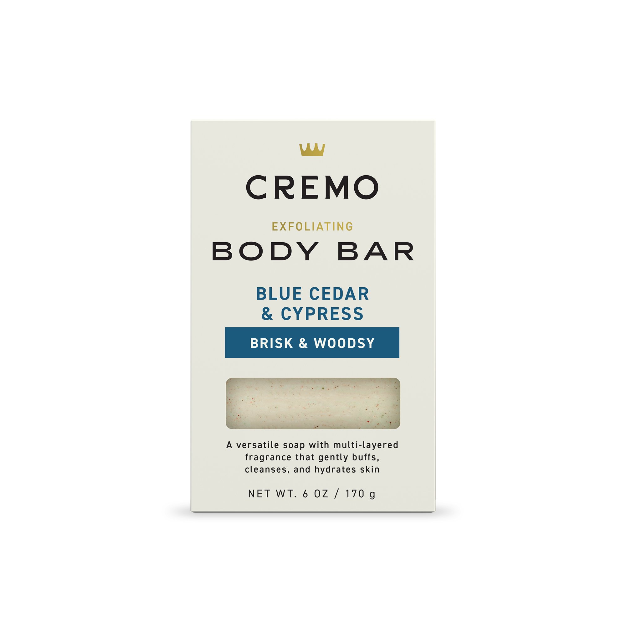 Cremo Body Bar Blue Cedar & Cypress Shop Hand & bar soap at HEB