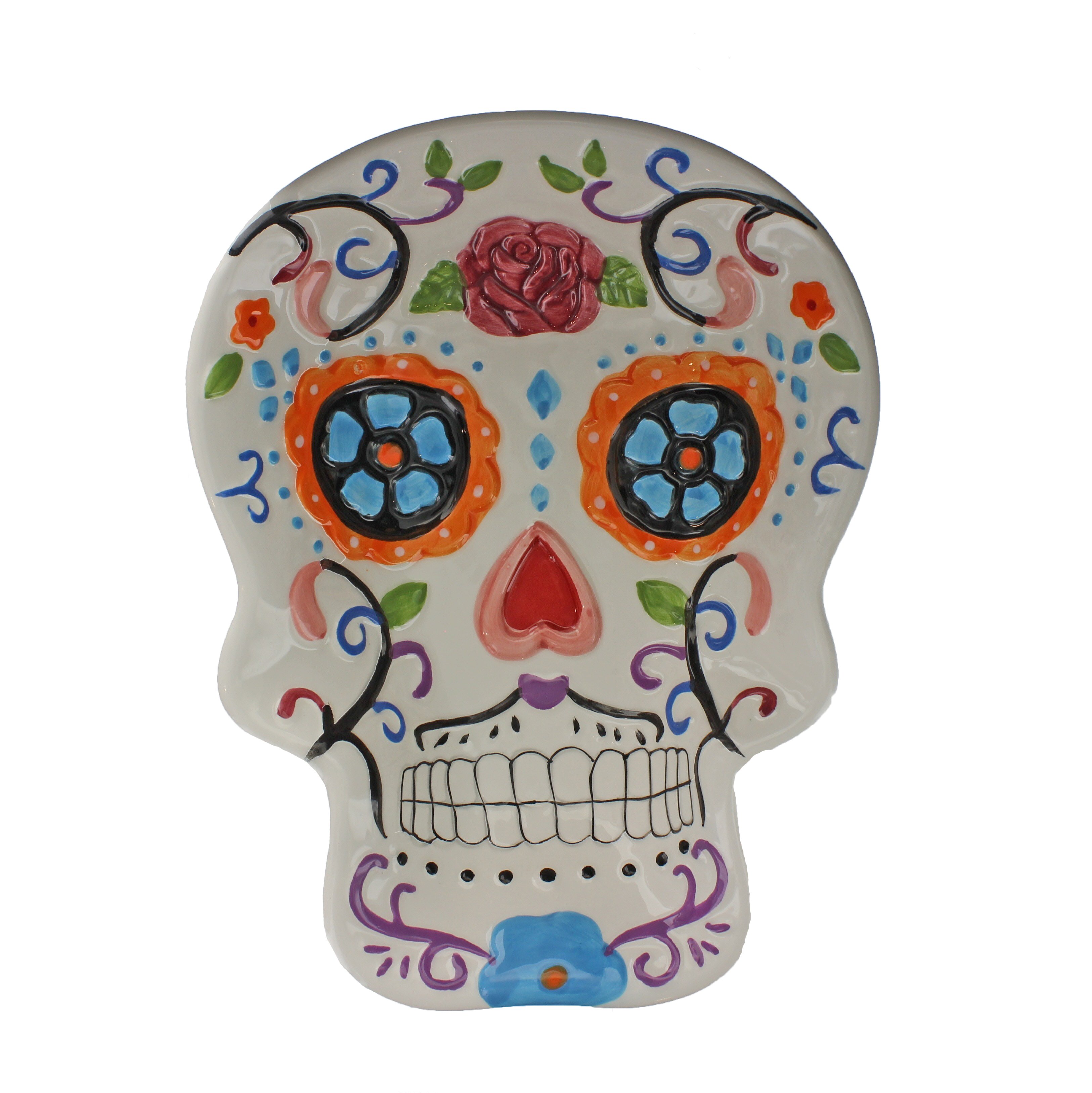 Cocinaware Day Of The Dead Ceramic Skull Candy Bowl - Shop Bowls at H-E-B