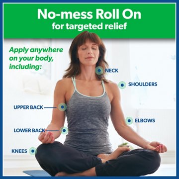 Salonpas Max Strength Lidocaine Plus Roll On Muscle & Joint Pain Relief, 3 oz