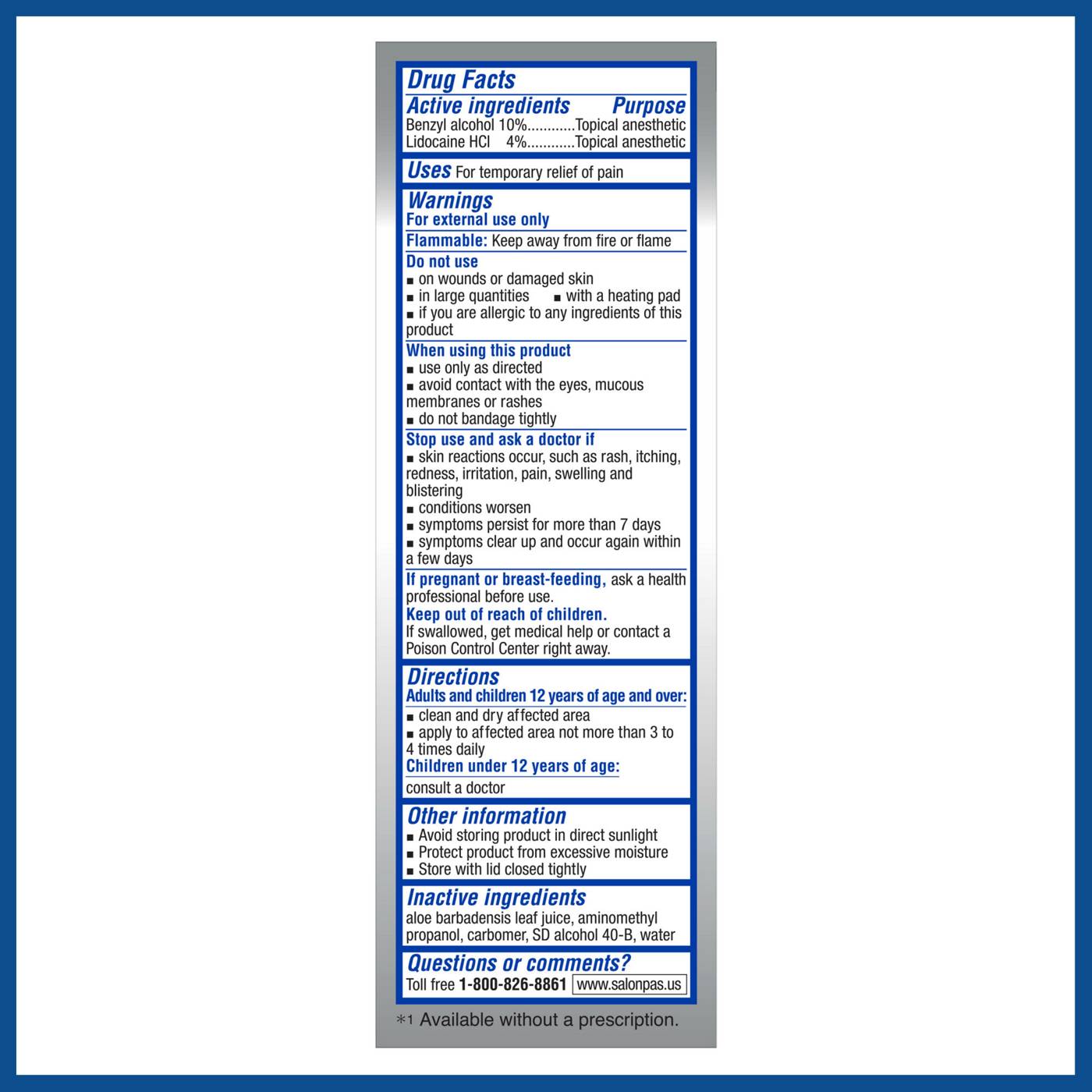 Salonpas Max Strength Lidocaine Plus Roll On Muscle & Joint Pain Relief; image 5 of 8