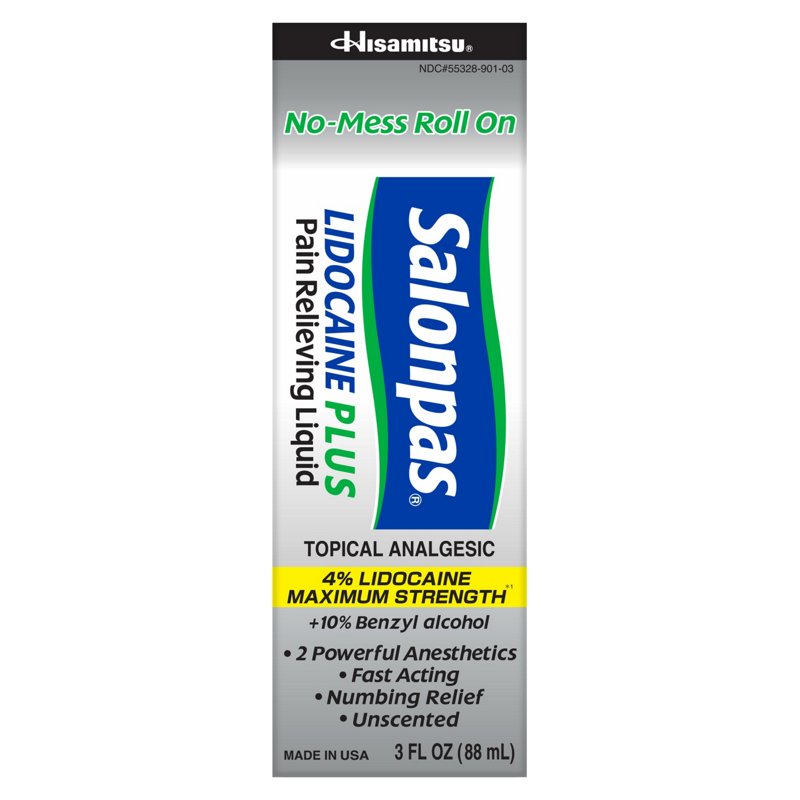 salonpas lidocaine 4% patch directions