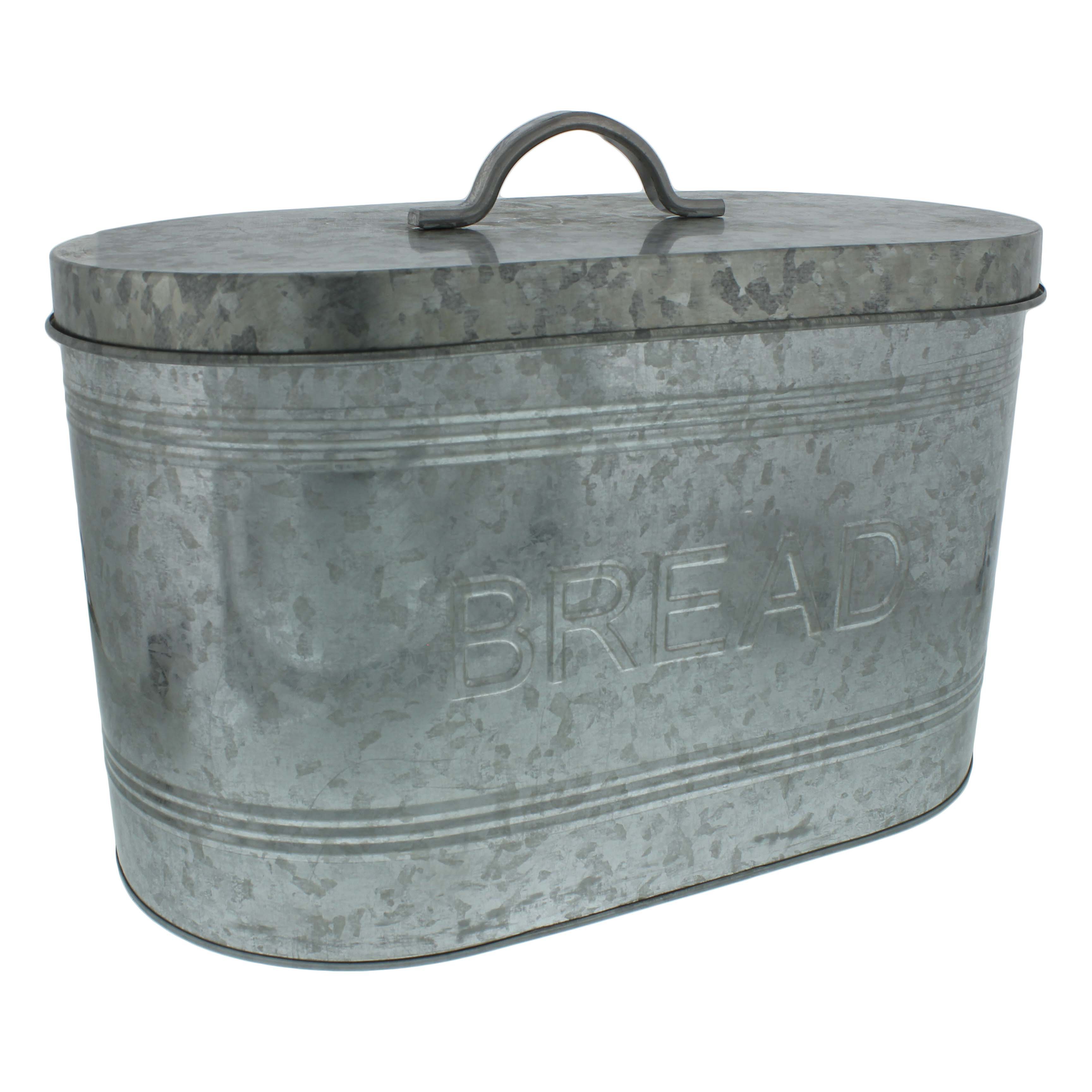 Kitchen & Table by HEB Galvanized Metal Bread Canister Shop Food