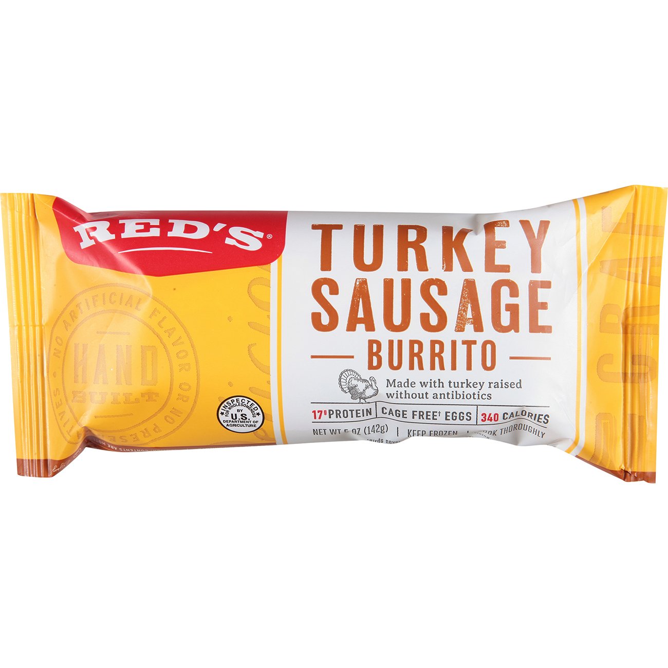 Red's Turkey Sausage Egg & Cheese Burrito Shop Entrees & Sides at HEB