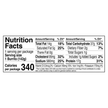 Red's 17g Protein Turkey Sausage Breakfast Burrito