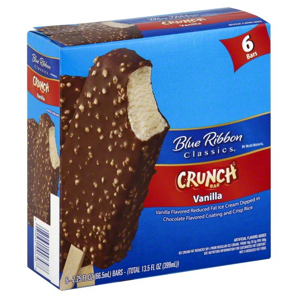 Blue Bunny Blue Ribbon Classics Vanilla Crunch Bars Shop Ice Cream