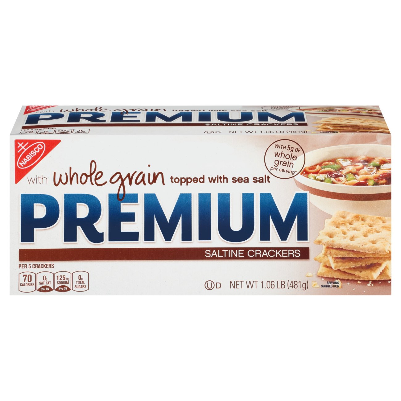 Nabisco Premium Whole Grain Saltine Crackers Shop Crackers
