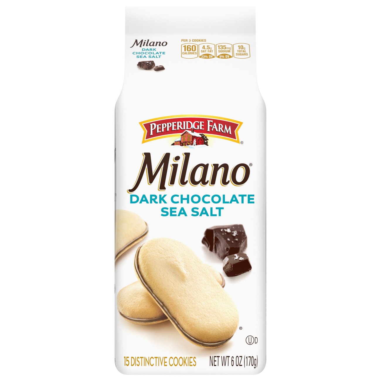 Pepperidge Farm Milano Dark Chocolate Sea Salt Cookies Shop Cookies