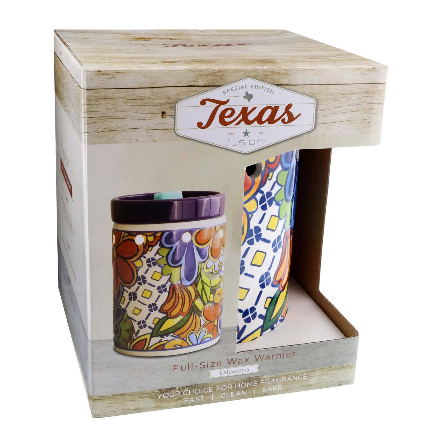 Fusion Texas Edition Talavera Full Size Wax Warmer; image 1 of 2