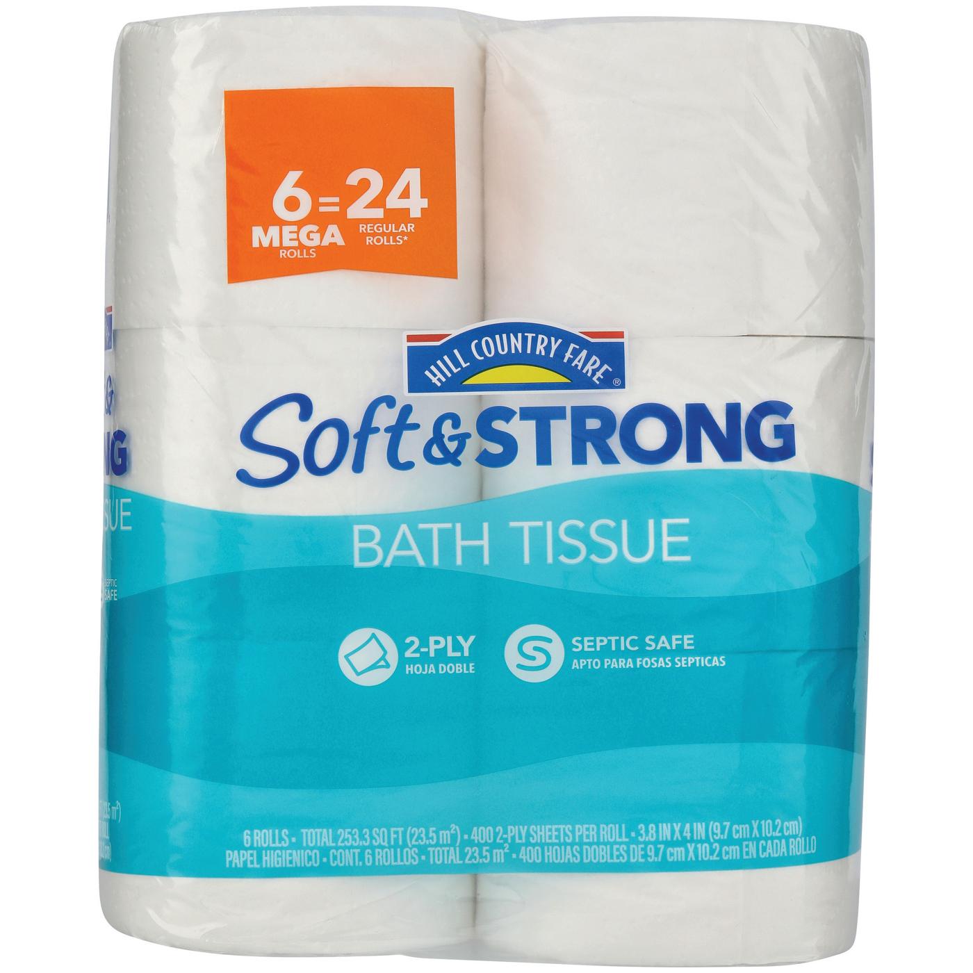 Hill Country Fare Soft & Strong Toilet Paper; image 1 of 2