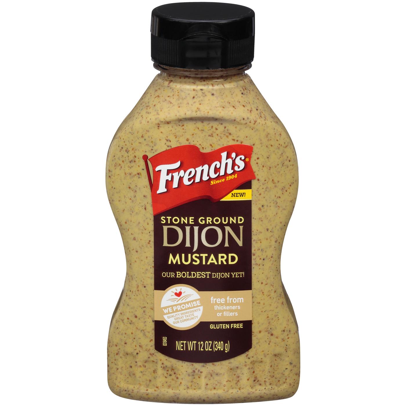 French's Stone Ground Dijon Mustard; image 1 of 2