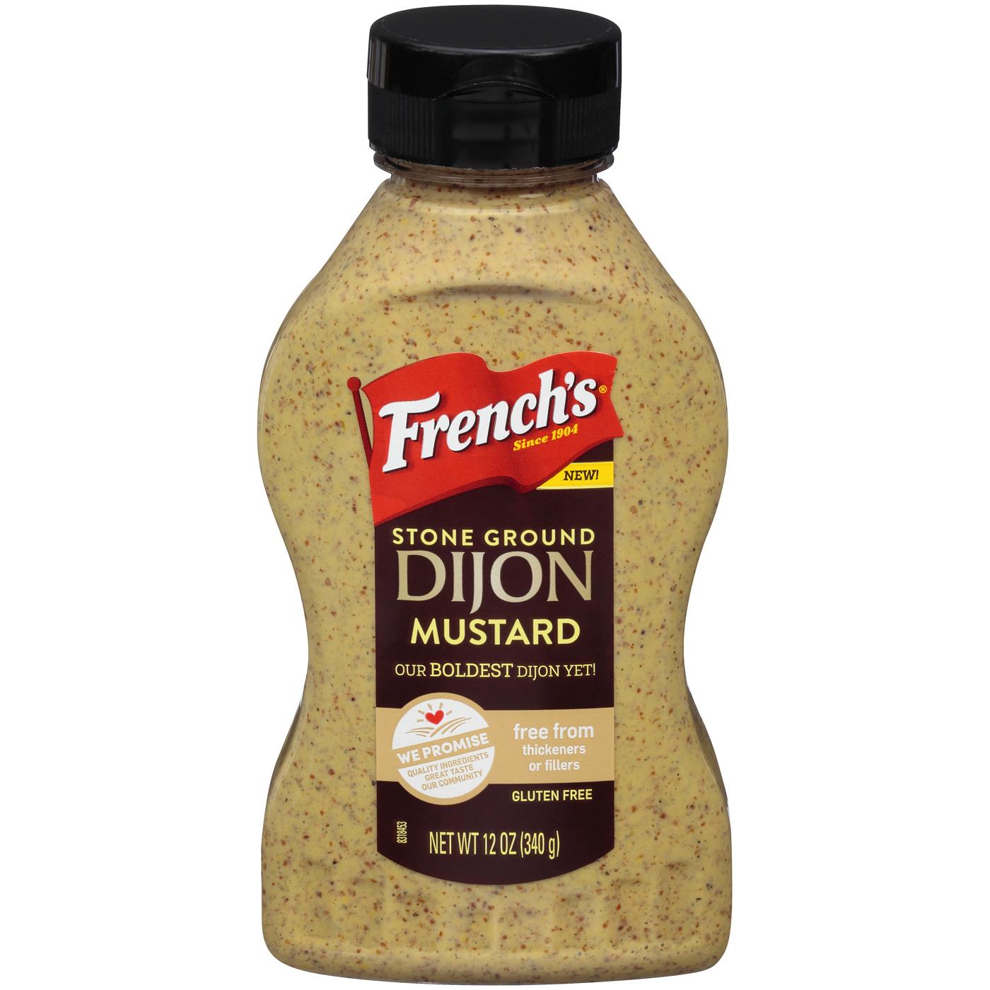 French's Stone Ground Dijon Mustard; image 1 of 8