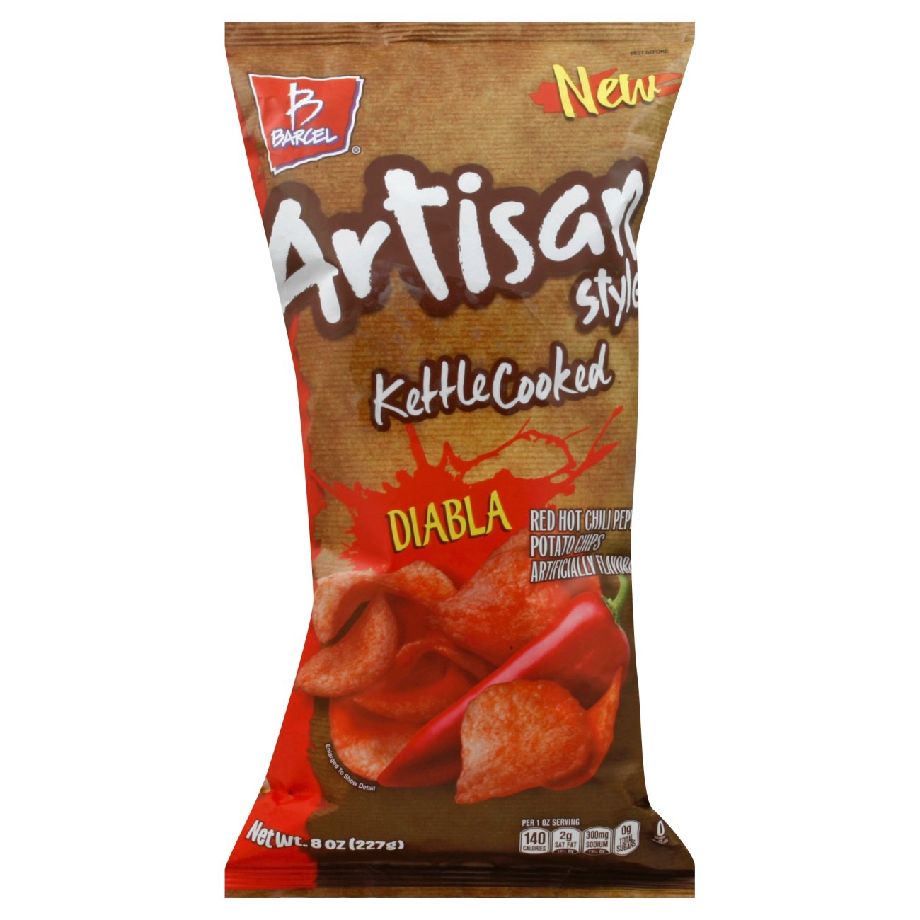 Barcel Artisan Style Diabla Kettle Cooked Chips Shop Chips at HEB