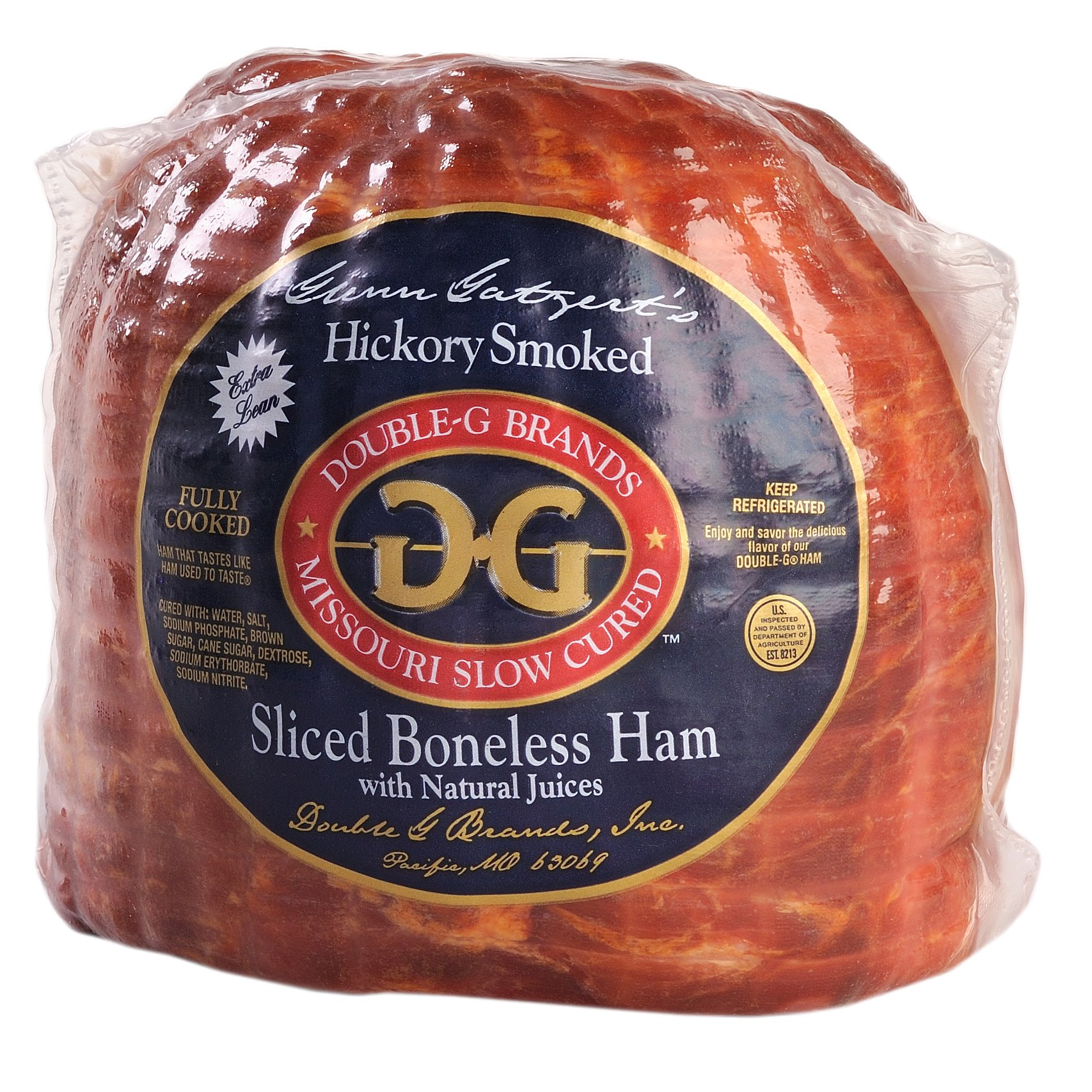 Double G Hickory Smoked Sliced Boneless Quarter Ham Shop Pork at HEB