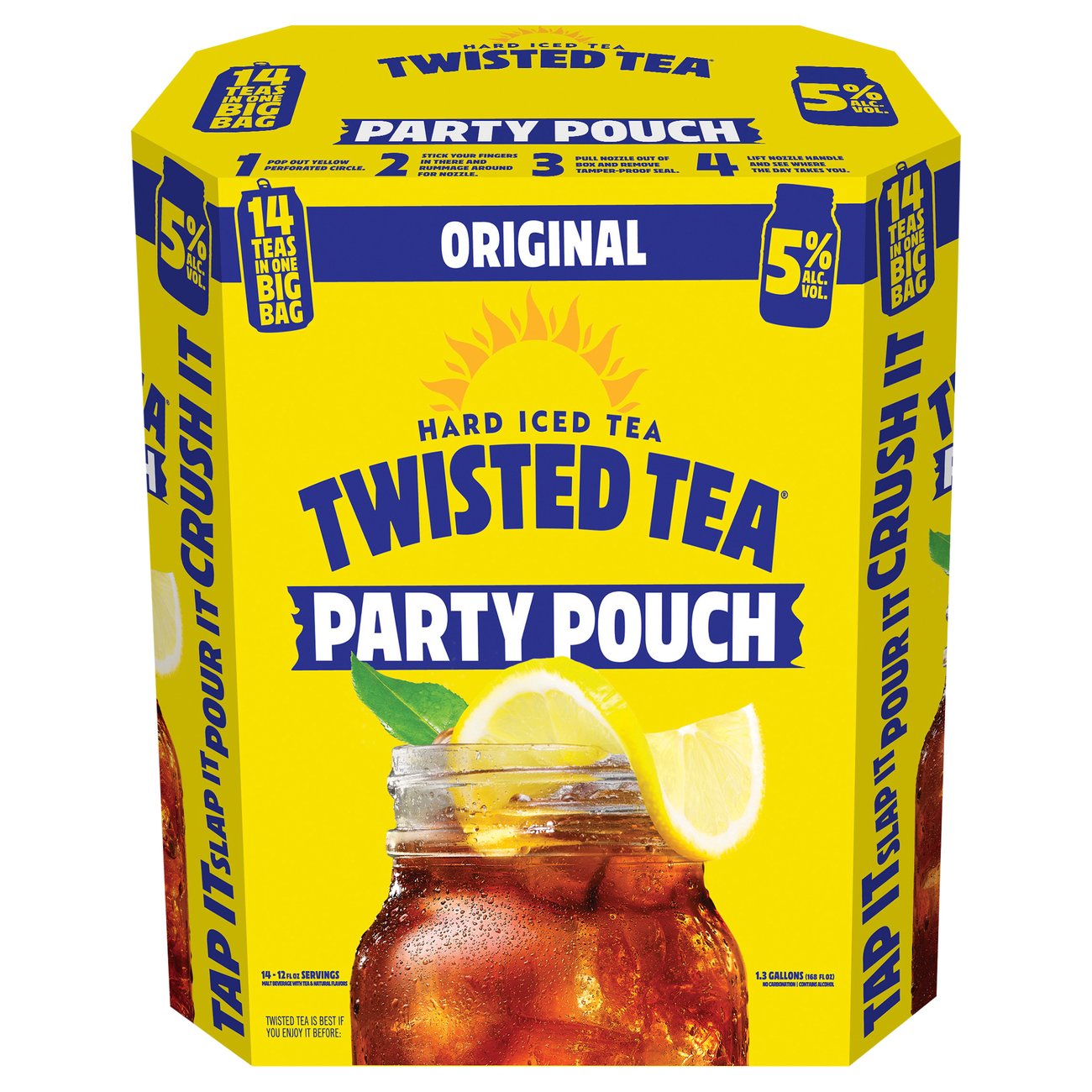 Twisted Tea Bag 'N Box Original Hard Ice Tea - Shop Malt Beverages ...