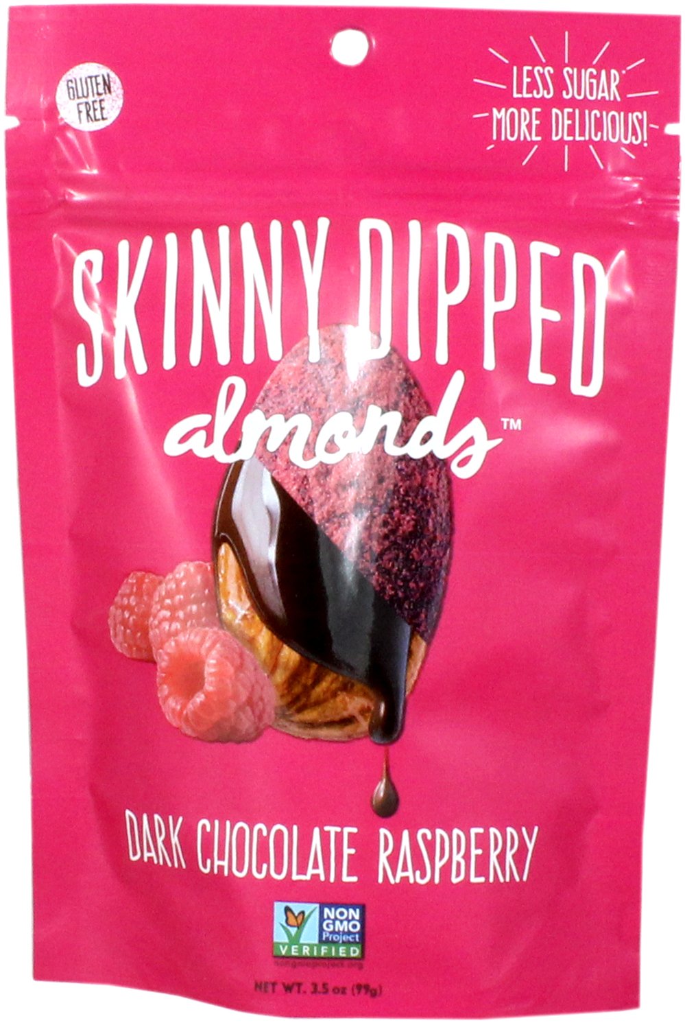 Skinny Dipped Almonds Dark Chocolate Raspberry Shop Nuts & Seeds at HEB