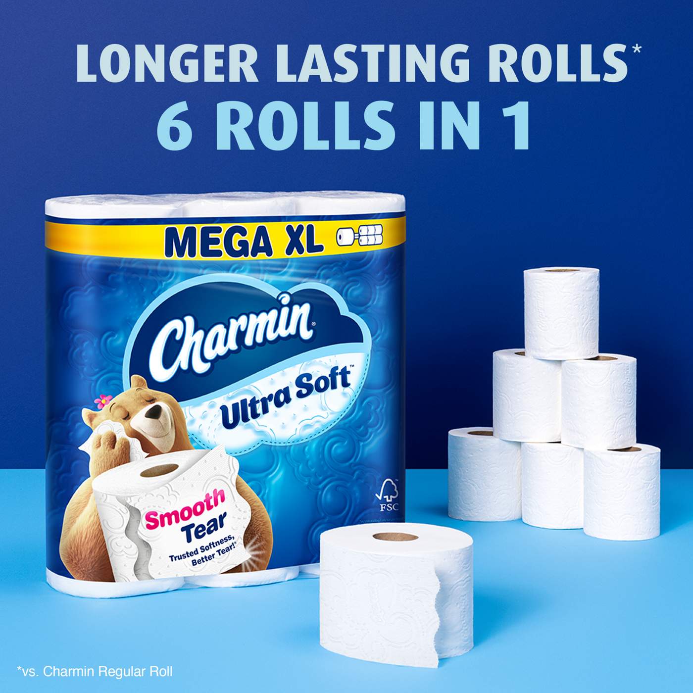 Charmin Ultra Soft 2-ply Toilet Paper; image 2 of 12