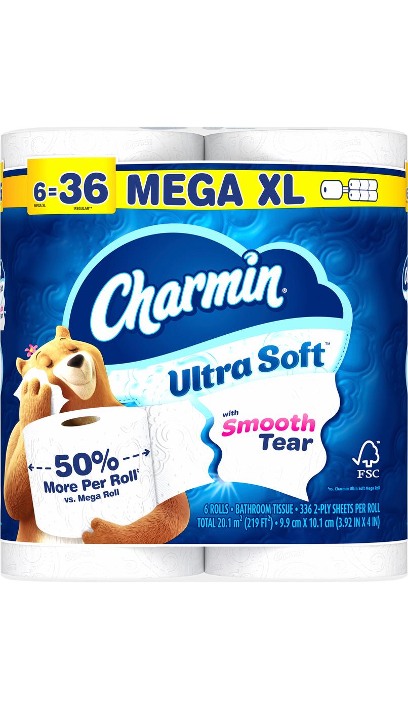 Charmin Ultra Soft Smooth Tear Toilet Paper - Shop Toilet paper at H-E-B
