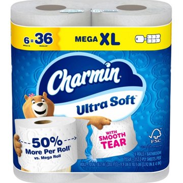 Charmin Ultra Soft 2-ply Toilet Paper