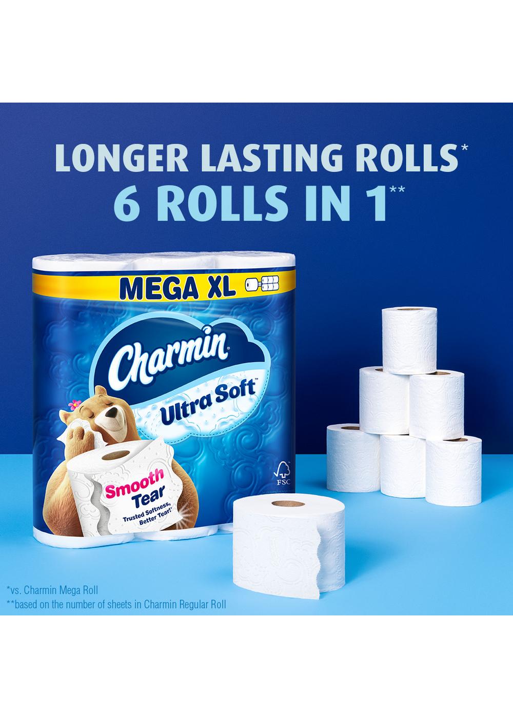 Charmin Ultra Soft Smooth Tear Toilet Paper; image 3 of 4