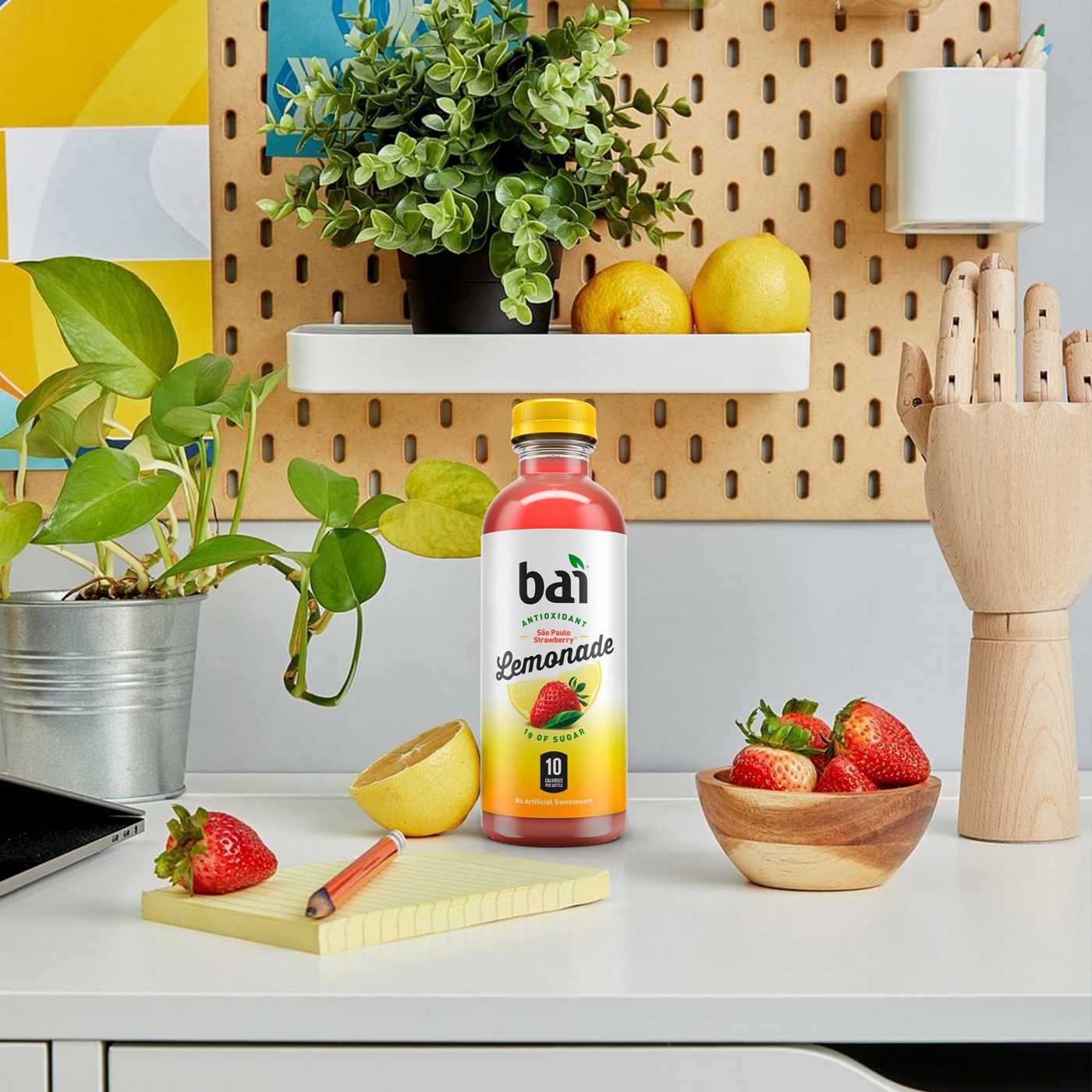 Bai Antioxidant Sao Paulo Strawberry Lemonade; image 2 of 3