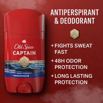 Old Spice Old Spice Captain Scent of Bergamot, Anti-Perspirant & Deodorant for Men