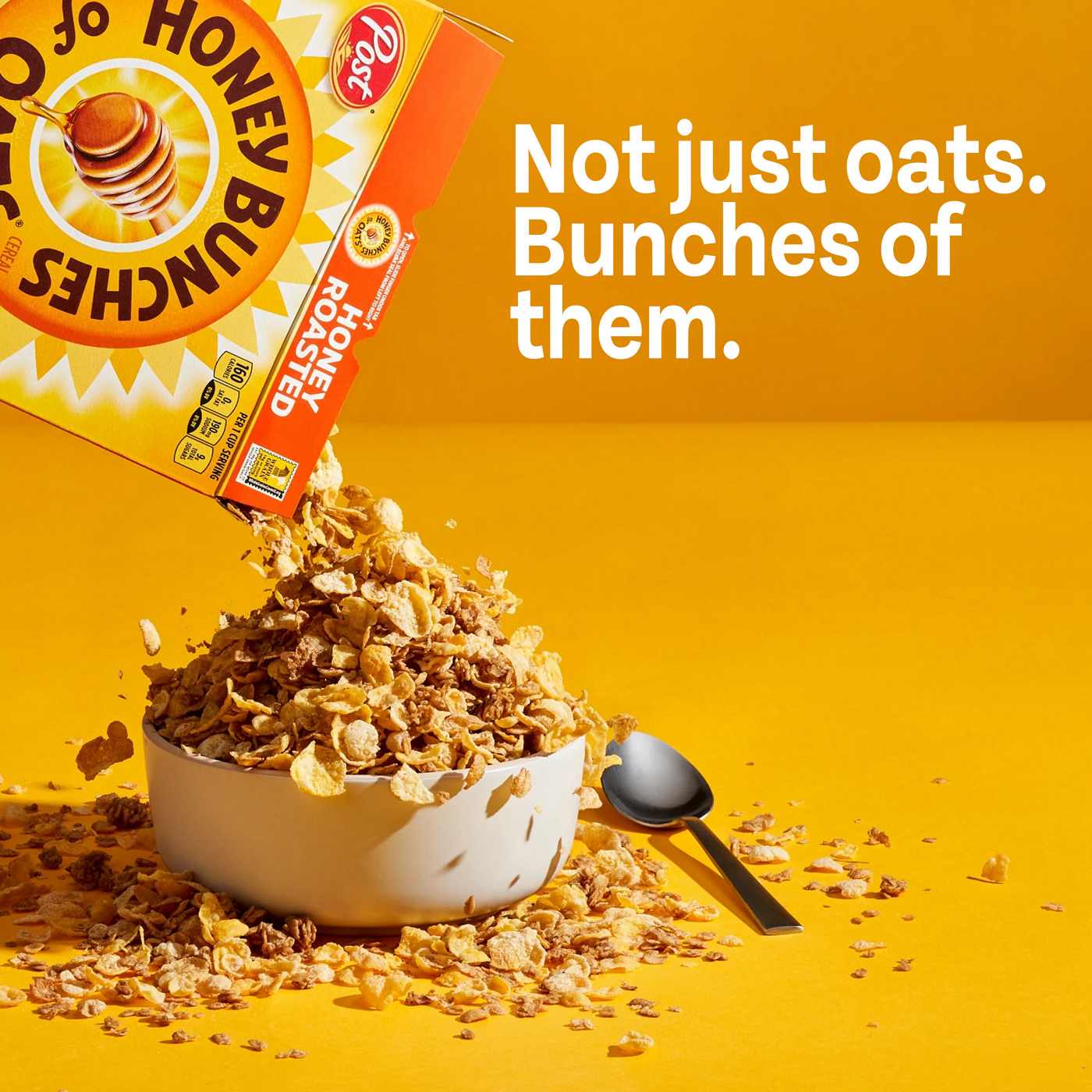 Post Honey Bunches of Oats Honey Roasted Cereal - Mega Size; image 2 of 2