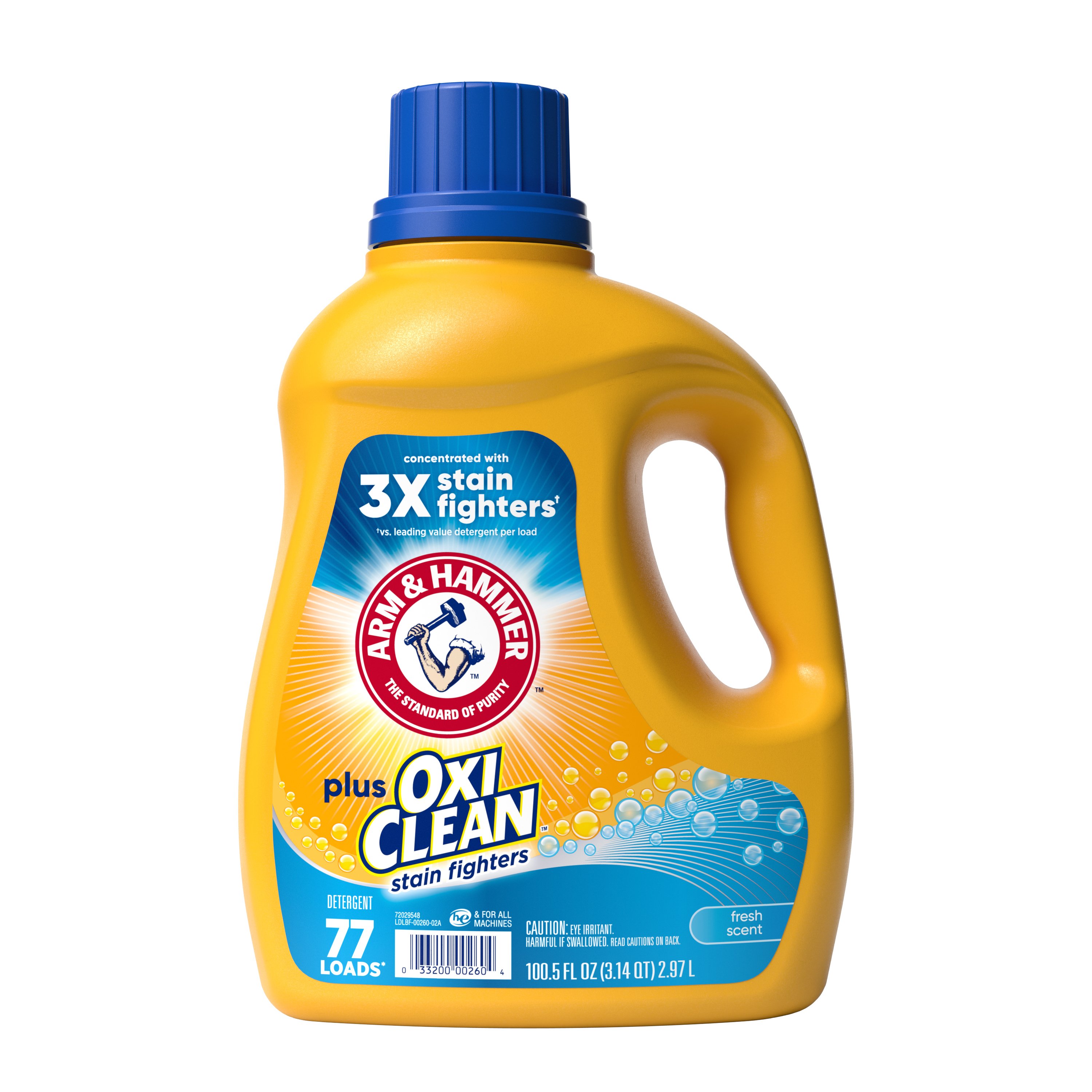 Arm & Hammer Plus OxiClean Fresh Scent HE Liquid Laundry Detergent 70 Loads Shop Detergent at