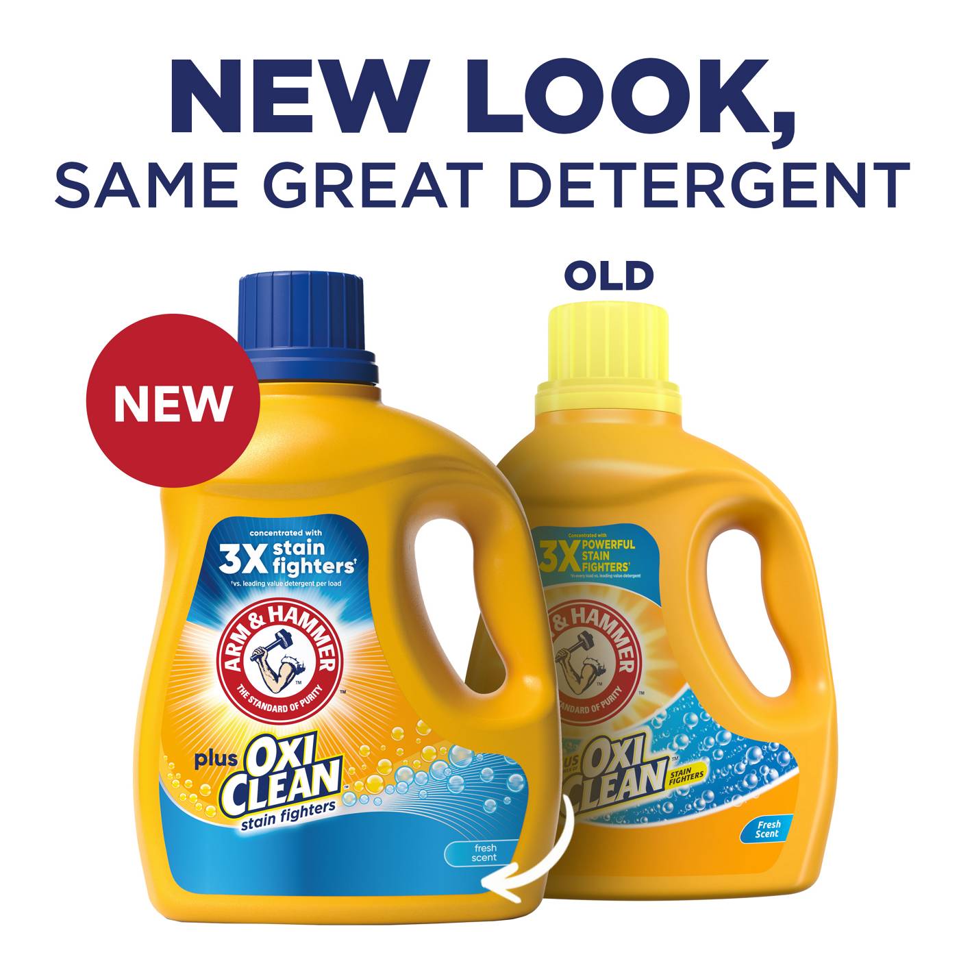 OxiClean Liquid Laundry Detergent, Sparkling Fresh Scent, 100.5 oz.