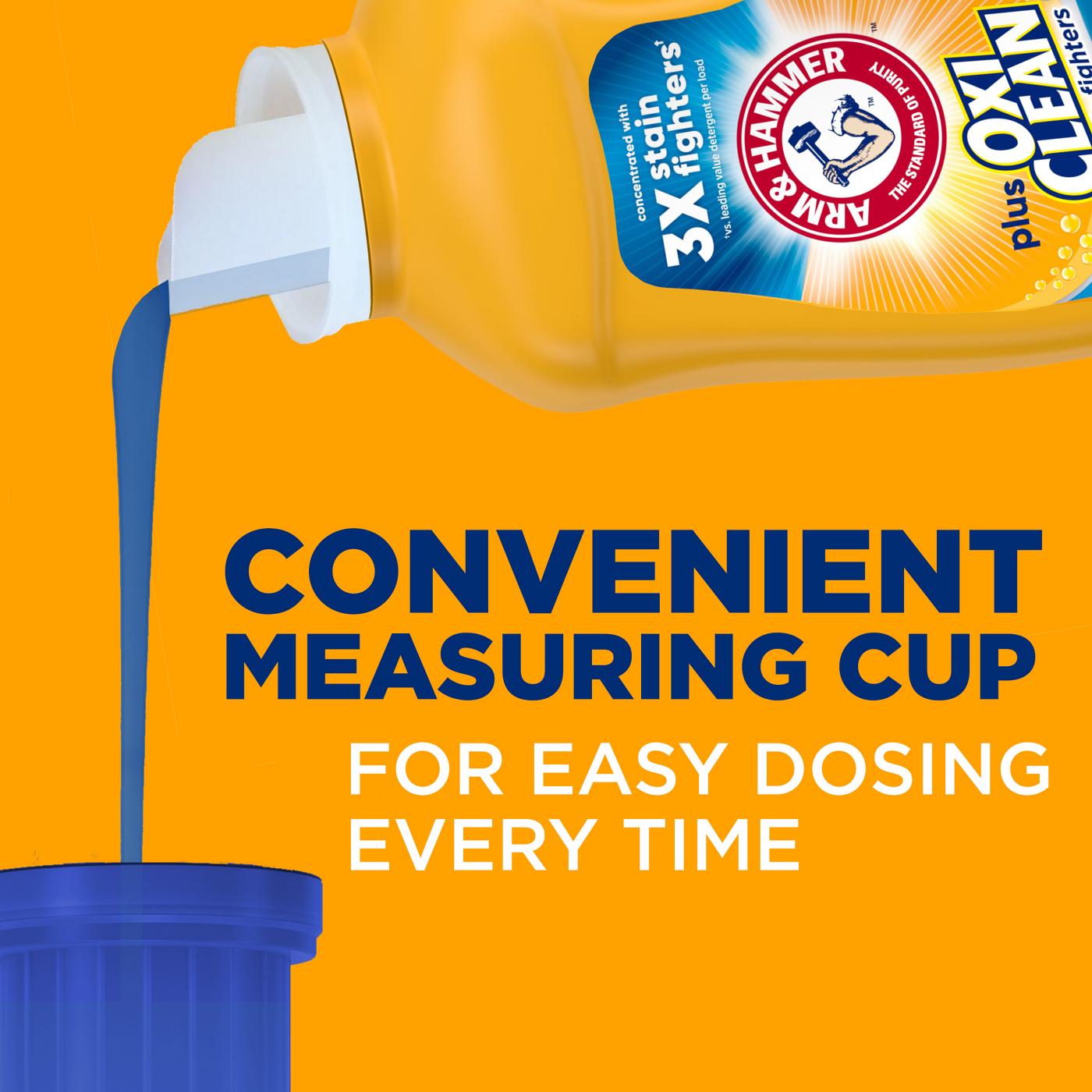 Arm & Hammer Plus OxiClean HE Liquid Laundry Detergent, 77 Loads - Fresh Scent; image 15 of 15