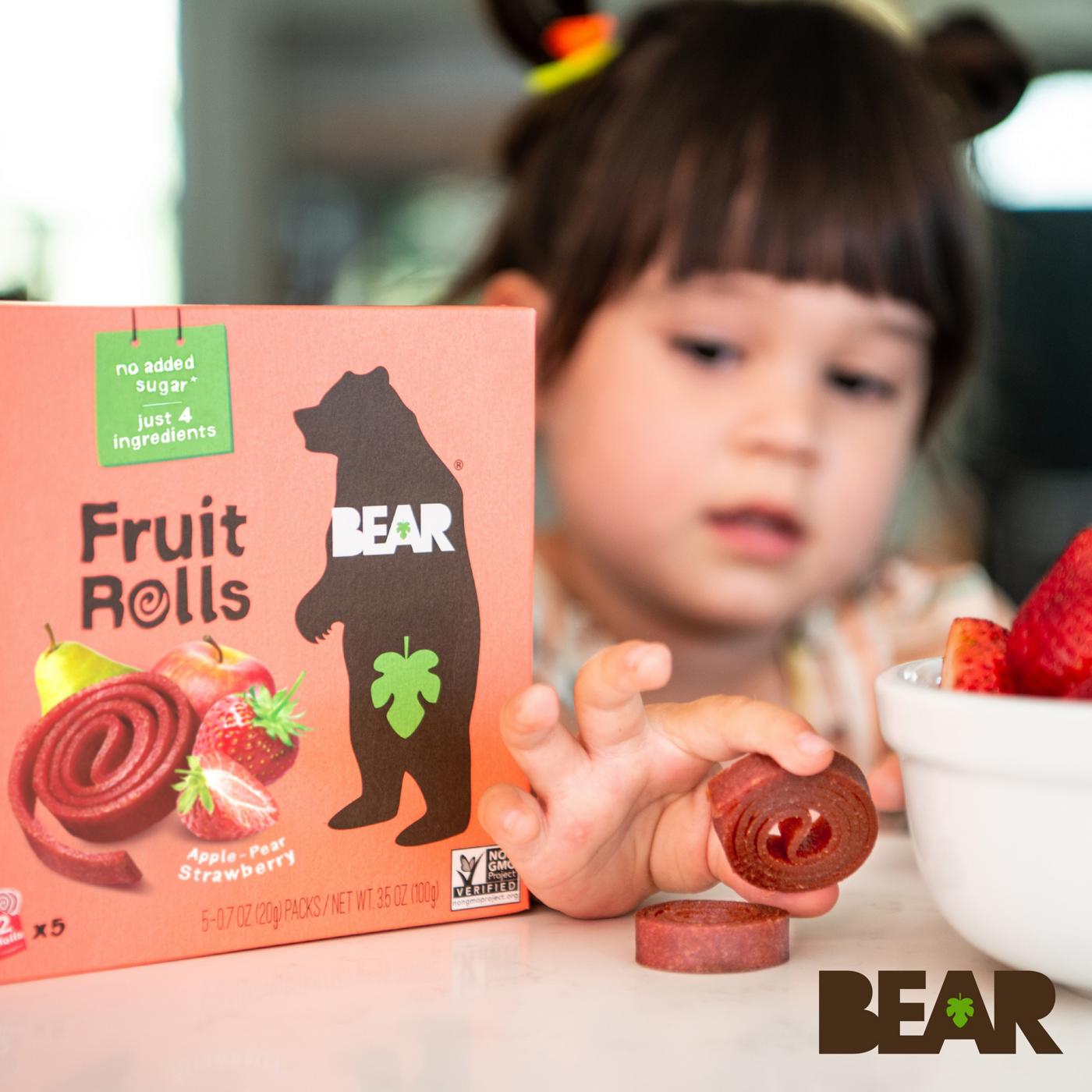 Bear Fruit Rolls - Apple-Pear Strawberry; image 5 of 6