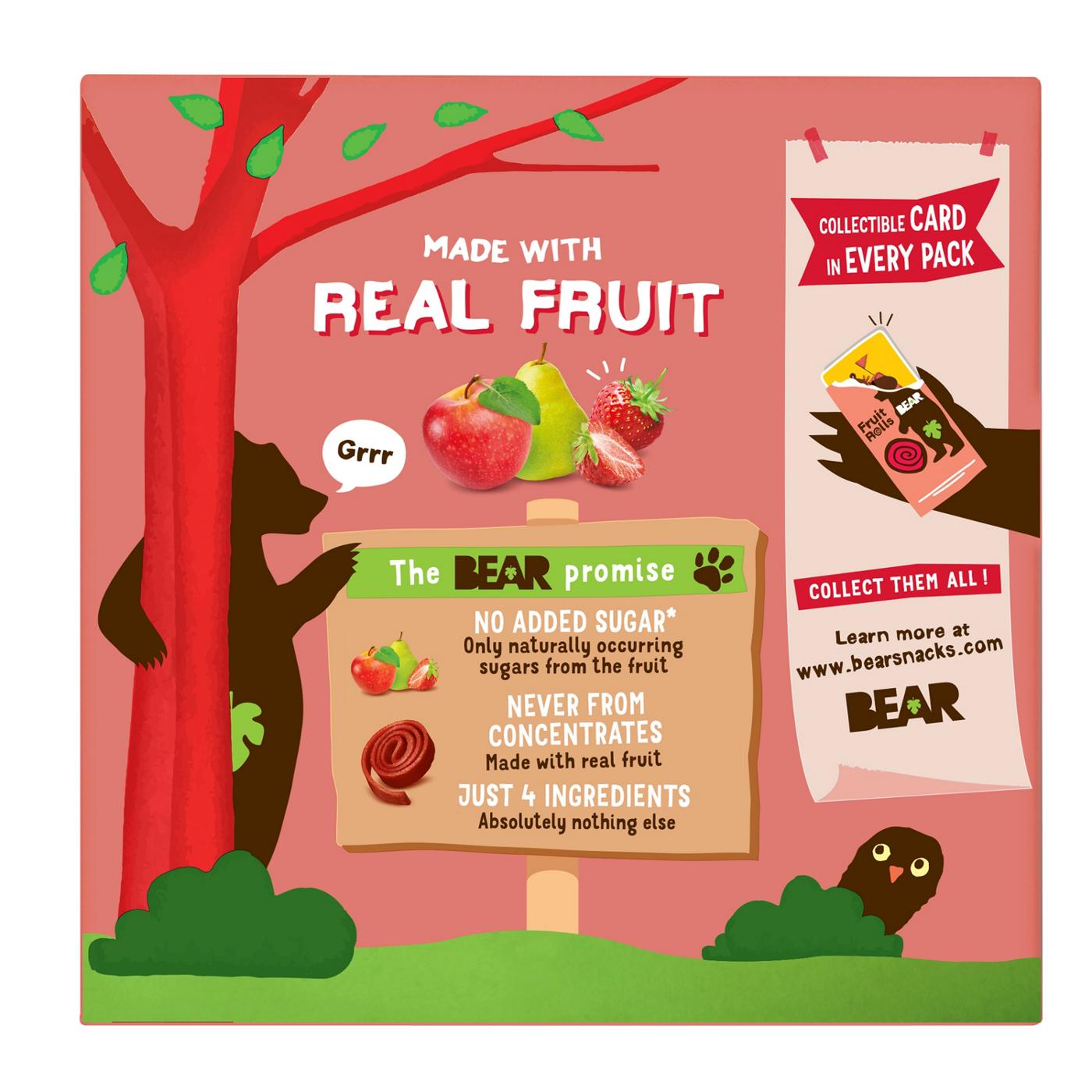 Bear Fruit Rolls - Apple-Pear Strawberry; image 6 of 6