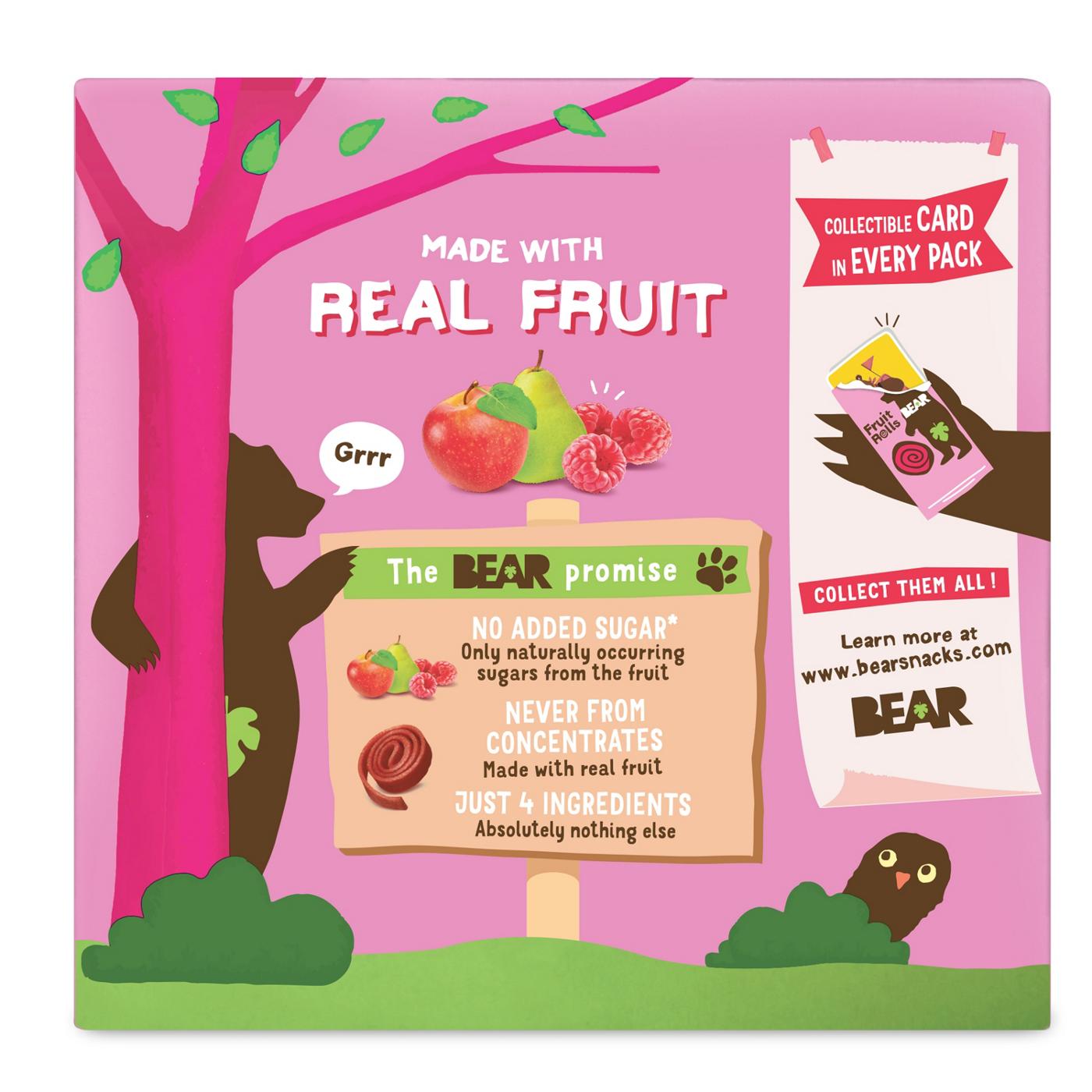 Bear Fruit Rolls - Apple-Pear and Raspberry; image 4 of 6
