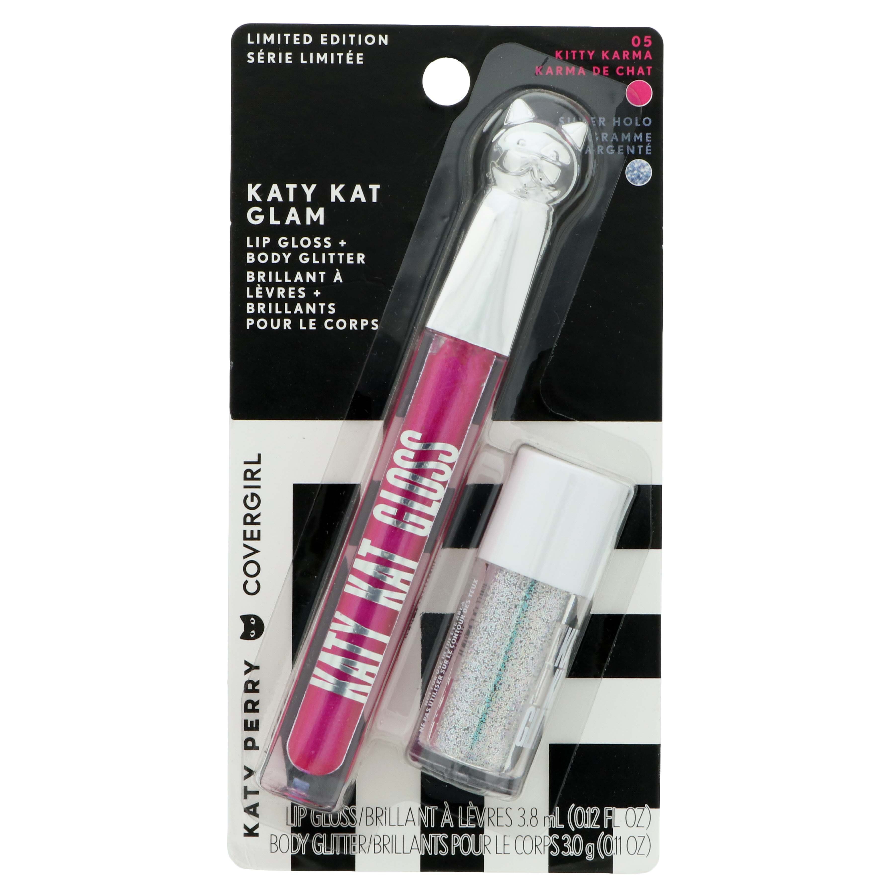 CoverGirl Katy Kat Glam Lip Gloss & Body Glitter Kitty Karma Shop Lip