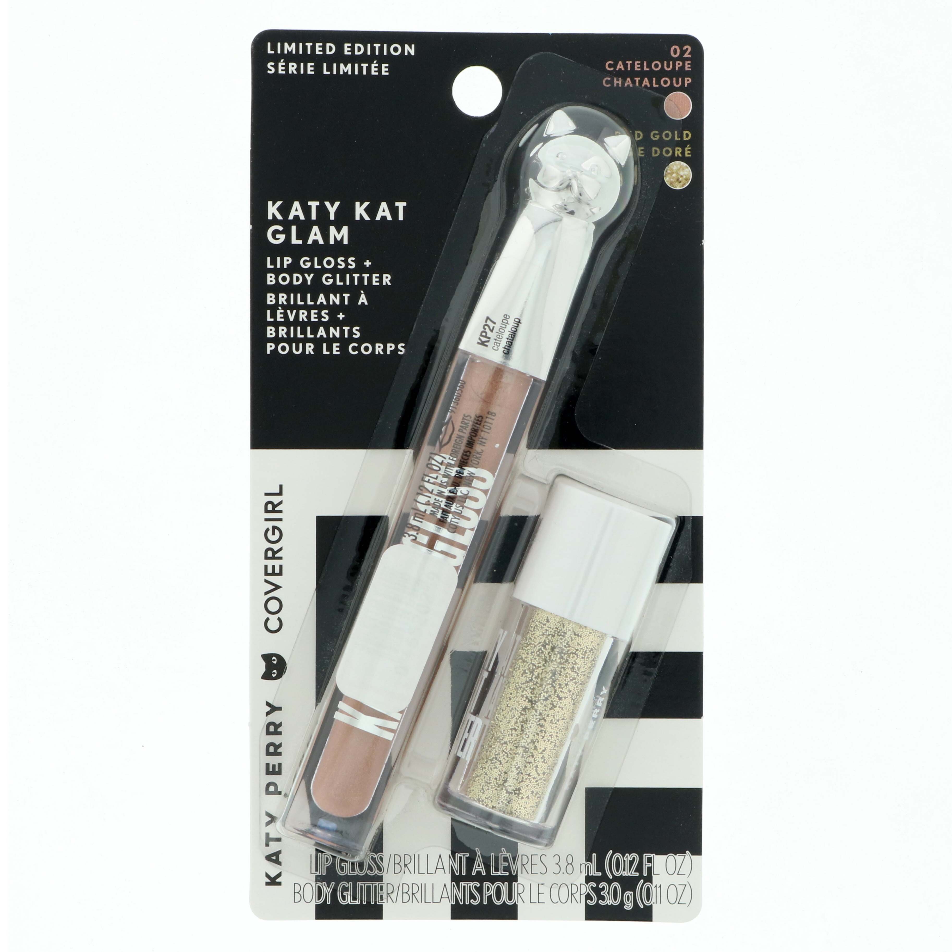 CoverGirl Katy Kat Glam Lip Gloss & Body Glitter Cateloupe Shop Lip