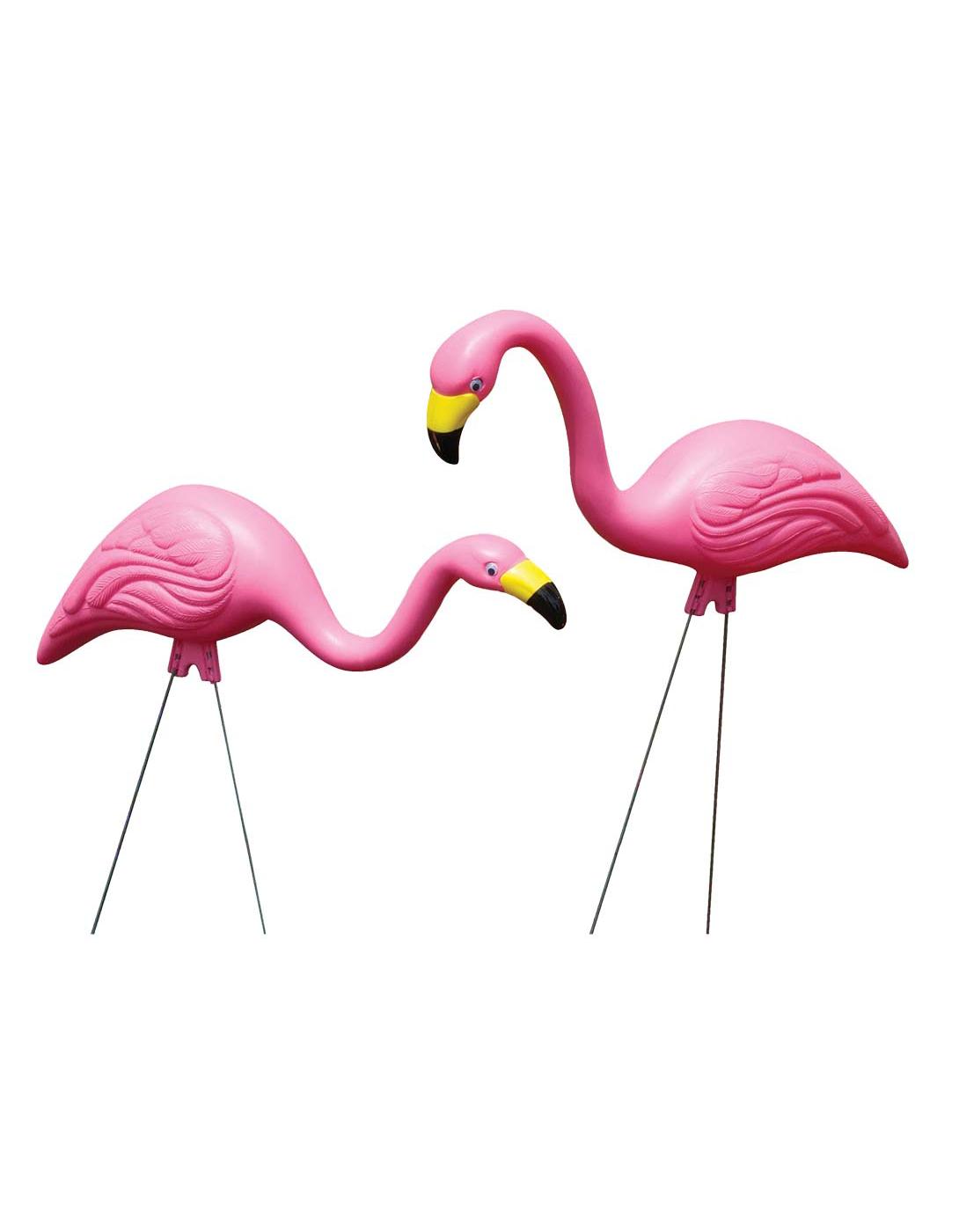 Bloem Pink Flamingos Garden Statues; image 1 of 2