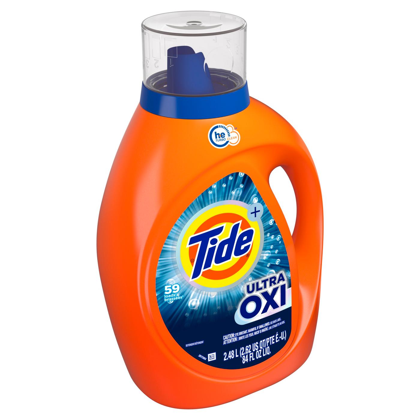 Tide + Ultra OXI HE Turbo Clean Liquid Laundry Detergent, 59 Loads; image 8 of 9