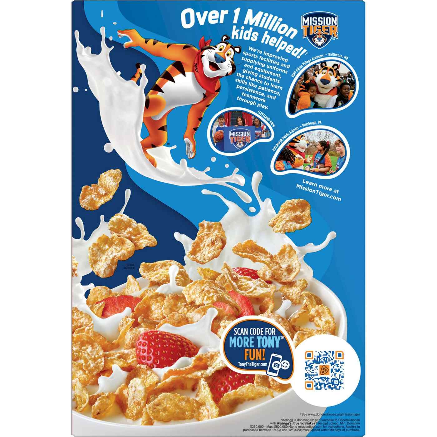 Kellogg's Frosted Flakes Chocolate Cold Breakfast Cereal; image 2 of 5