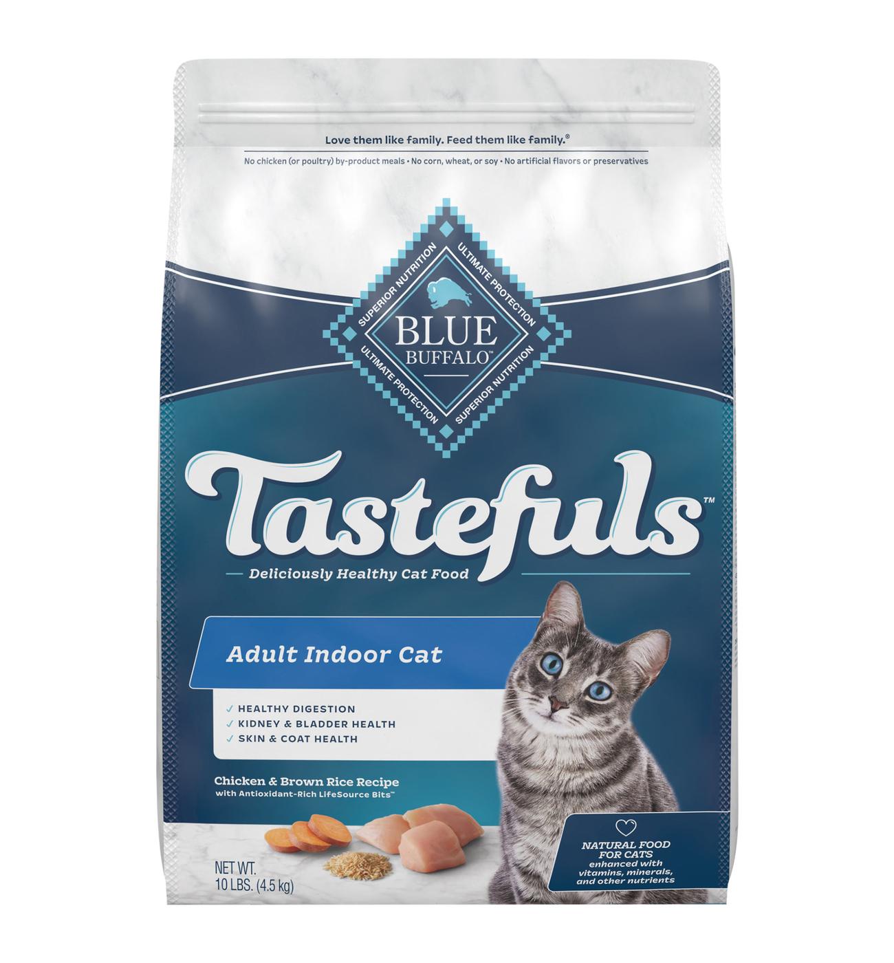 Blue Buffalo Tastefuls Indoor Natural Adult Dry Cat Food Chicken