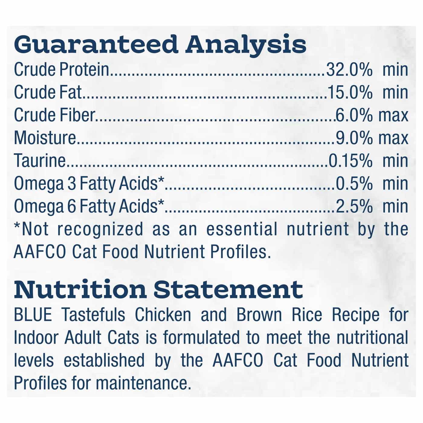 Blue buffalo nutrition facts hotsell