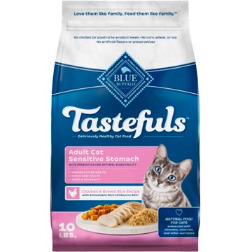 Blue Buffalo Tastefuls Dry Cat Food Sensitive Stomach - Chicken
