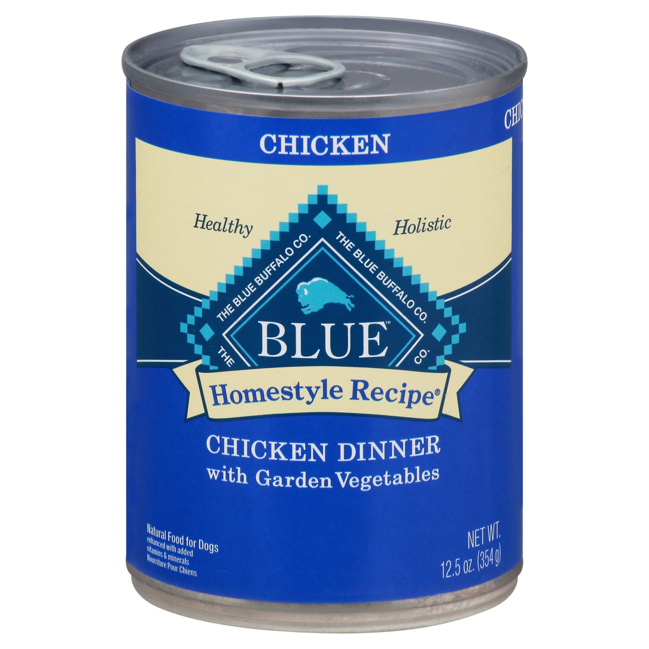 Blue homestyle recipe chicken 2025 dinner with garden vegetables