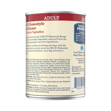 Blue Buffalo Homestyle Wet Dog Food - Beef