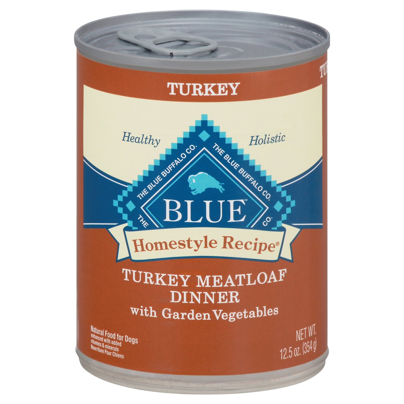 Blue Buffalo Homestyle Recipe Turkey Meatloaf Dinner with Garden
