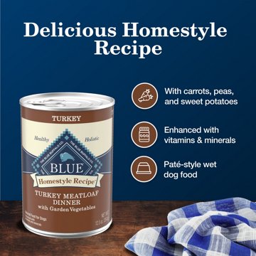 Blue Buffalo Homestyle Wet Dog Food - Turkey