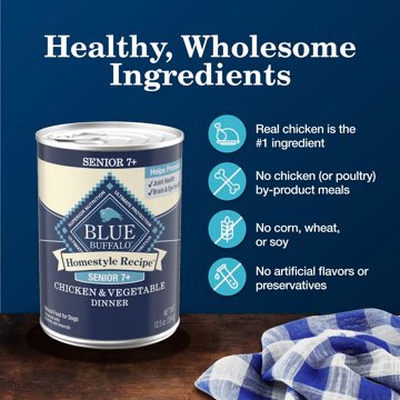 Blue Buffalo Homestyle Senior Wet Dog Food - Chicken
