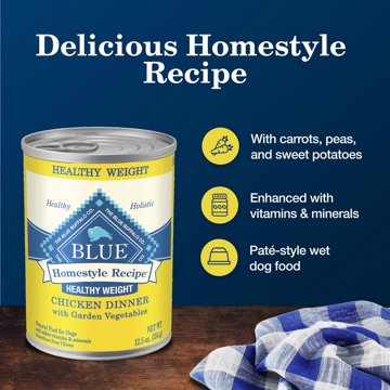 Blue Buffalo Homestyle Healthy Weight Wet Dog Food - Chicken