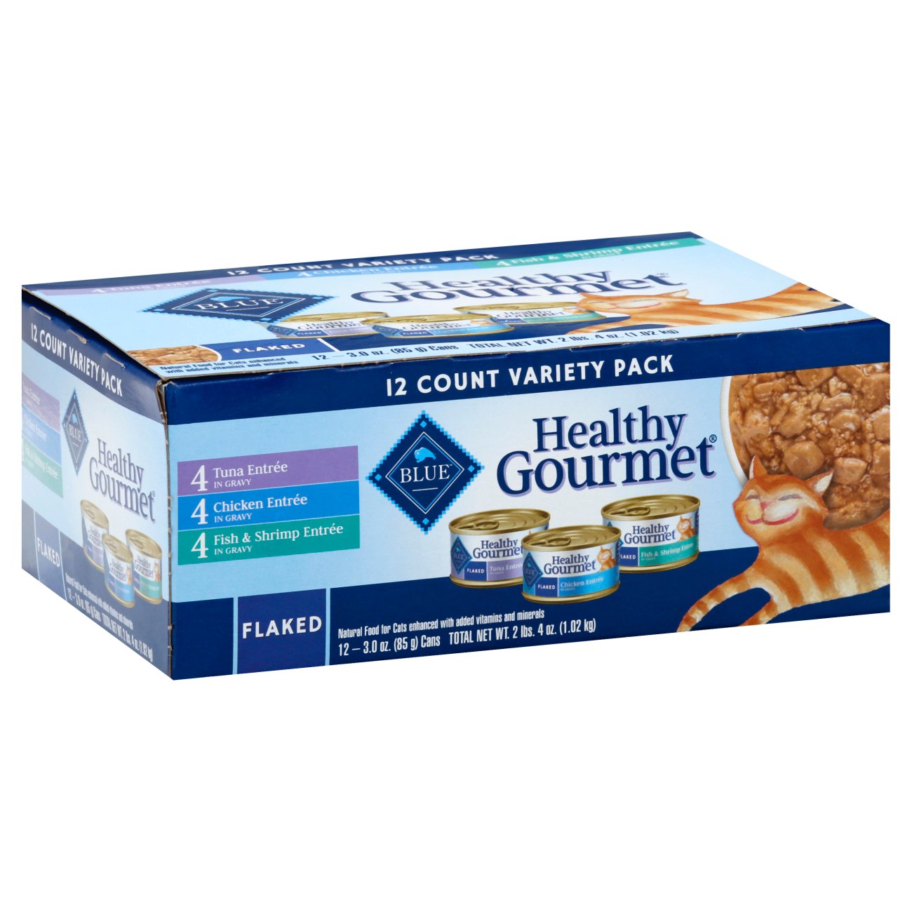 Blue Buffalo Healthy Gourmet Flaked Adult Cat Food Variety Pack Shop Cats at HEB