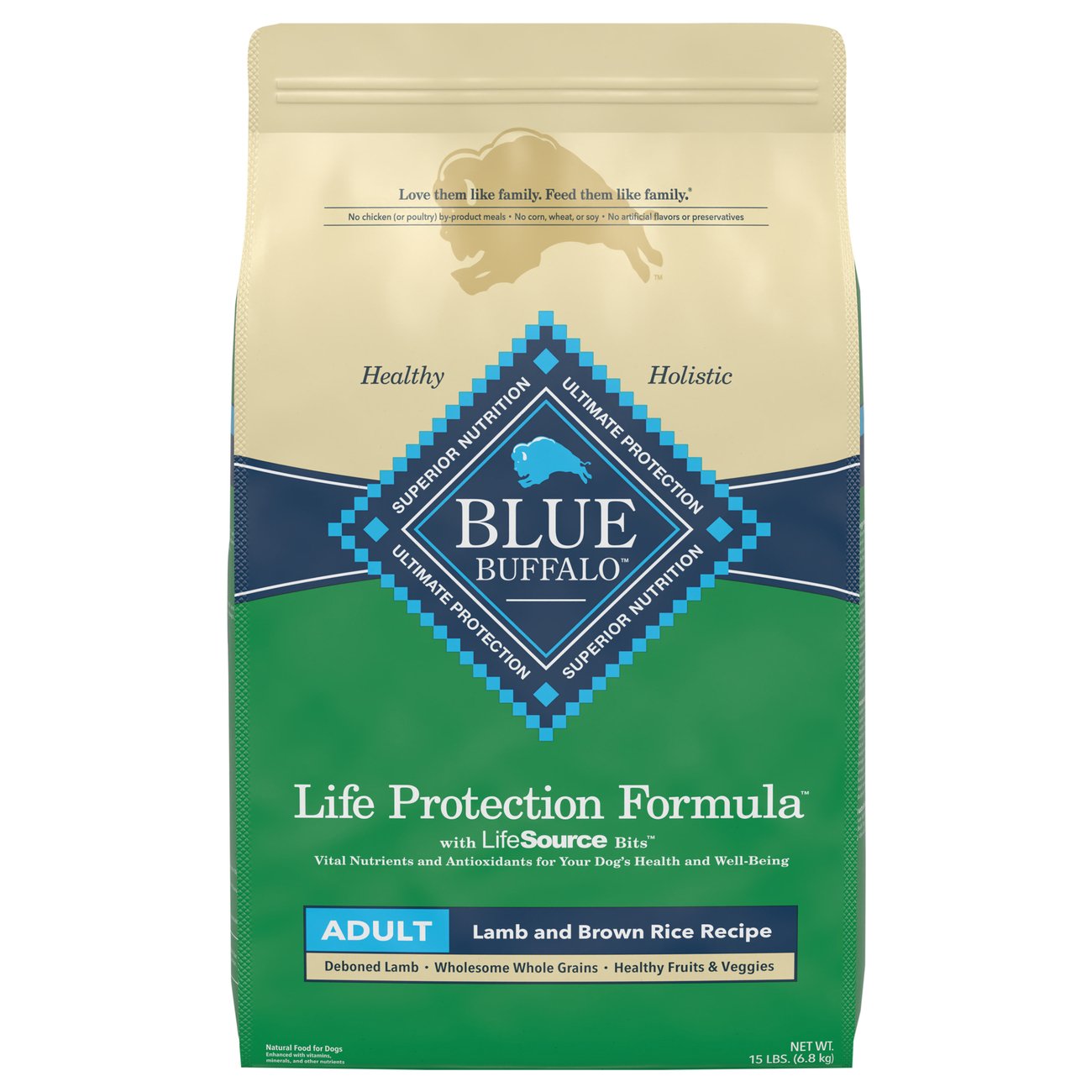 Blue Buffalo Life Protection Formula Dry Dog Food Lamb & Brown Rice